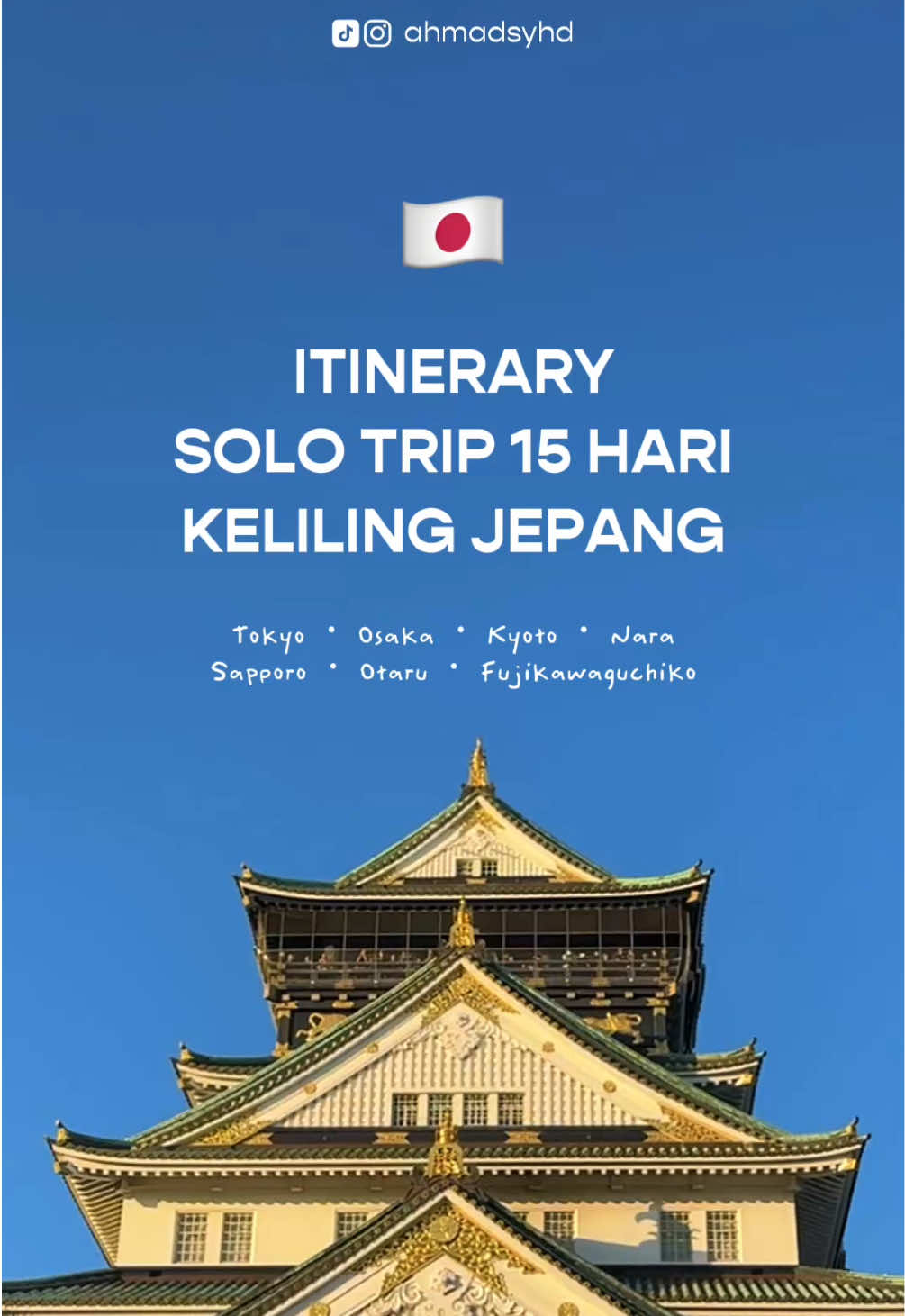Itinerary lengkap solo trip 15 hari keliling Jepang include 7 kota: Tokyo, Kyoto, Nara, Osaka, Sapporo, Otaru dan Fujikawaguchiko dengan budget 28 juta e Menurut kalian worth it ga 15 hari dengan itinerary ini? Komen dibawah ya #japanitinerary #itineraryjapan #japantravel #japantiktok #itinerary