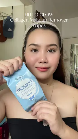 ✨ Meet your new skincare buddy! ✨ Hello Glow Collagen Makeup Remover Wipes melt away waterproof makeup while keeping skin fresh, hydrated, and glowing 💕 Infused with Collagen, Vitamins A & E, Shea Butter, and Rosewater Extract, gentle yet powerful, anytime, anywhere! 💧  #HelloGlowMakeupRemover #HGCollagenMakeupremover #HelloGlowOfficial #fyp  @Hello Glow Official 