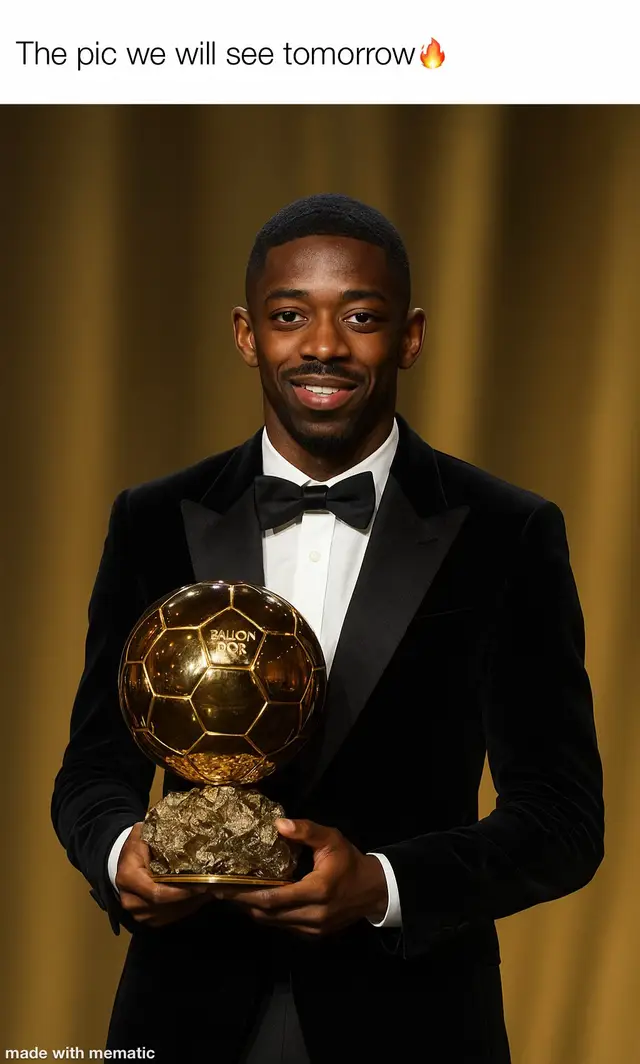 Le Ousmane Ballon dor #dembele #ballondor #fyp #viral 