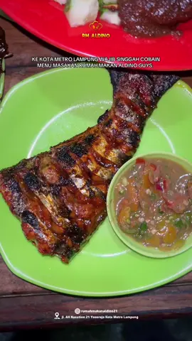 Jangan lupa mampir guys di rumah makan Aldino. #kulinerlampung #rumahmakanaldinometro #fyp #viral #kotametro 