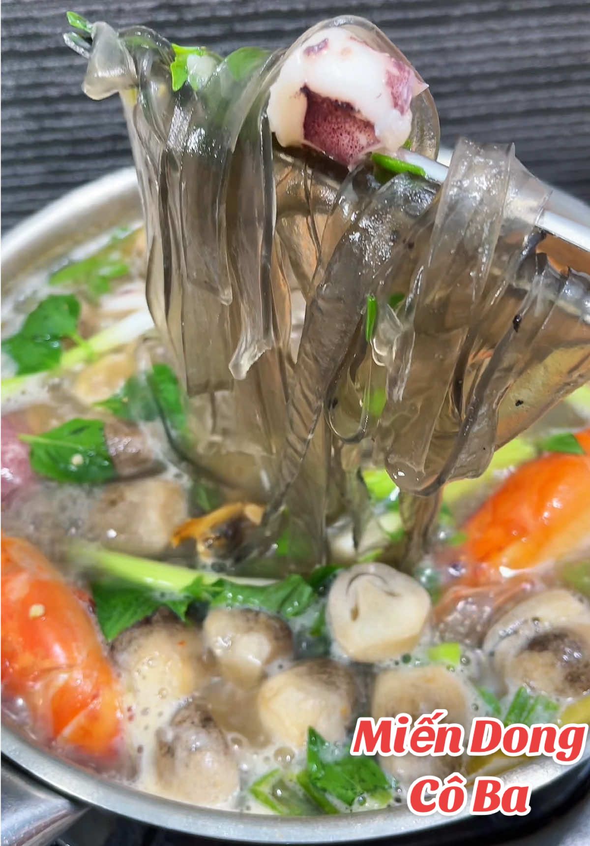 Miến dong dai ngon nấu cùng hải sản cay cay tuyệt cú mèo 🤪😍#mukbang #ancungtiktok #diencongtu9797 #miendong 