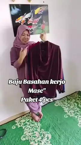 Baju Basahan kerja paket 4 pcs