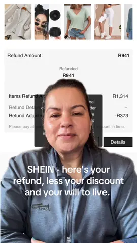 SHEIN, refund policy plot twist. @SHEIN 