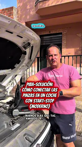Piba-Consejo: esta es la precaución ⚠️ máxima que tienes que tener a la hora de conectar las pinzas a tu coche 🚗 .si no quieres producir una avería de más de 200€ 💶 !!  #averia #motor #taller #bateria #coche 