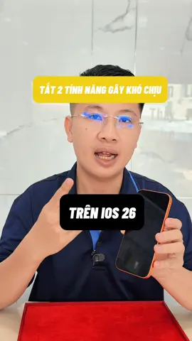tắt 2 tính năng gây khó chịu trên IOS 26 #REVIEWIPHONE #vphone24h #THUTHUATHAY #THUTHUATIPHONE #IPHONEGIARE 