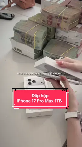 Khi bạn đập hộp iPhone 17 Pro Max 1TB Bạc mà không cần quan tâm về giá 🤭 #CapCut #vinhlong #iphone #iphone17promax #apple 