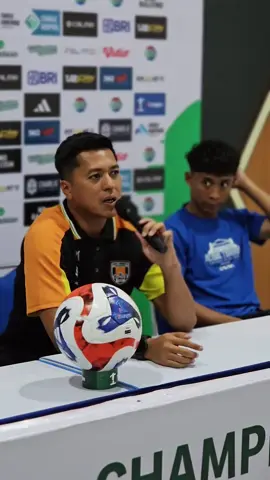 Keterangan pers pelatih Kendal Tornado FC usai laga melawan Persela Lamongan #kendaltornadofc #kendal #pegadaianliga2 #laskarbadaipantura #wasit 