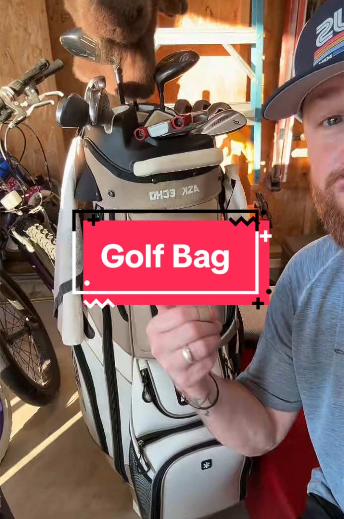 Best golf bag ever! No more junkie junk. #golf #golfbag 