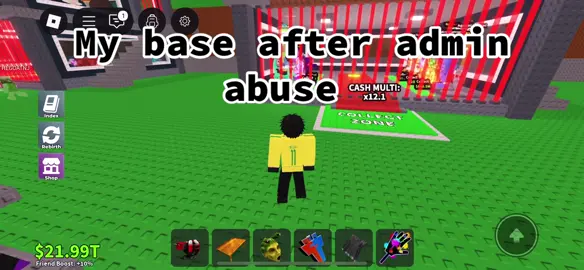 My base after admin abuse ngl it’s mid tbh #xyzba #fyp #stealabrainrot #myps #aura 