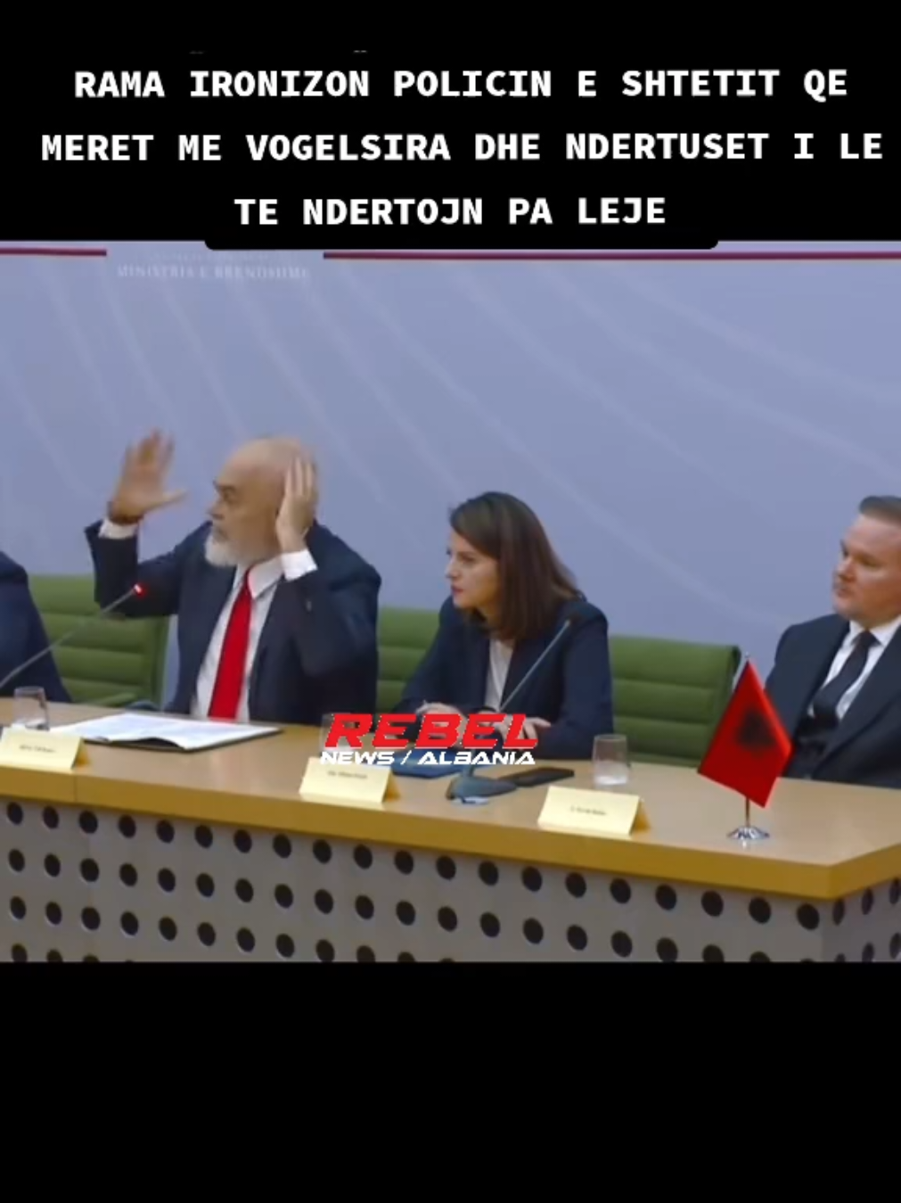 🚨🚨RAMA IRONIZON PRODEN  #rebelnewsalbania #rebelnewsal #rebelnewaal #rebelnewsal #albaniafreedomnews 