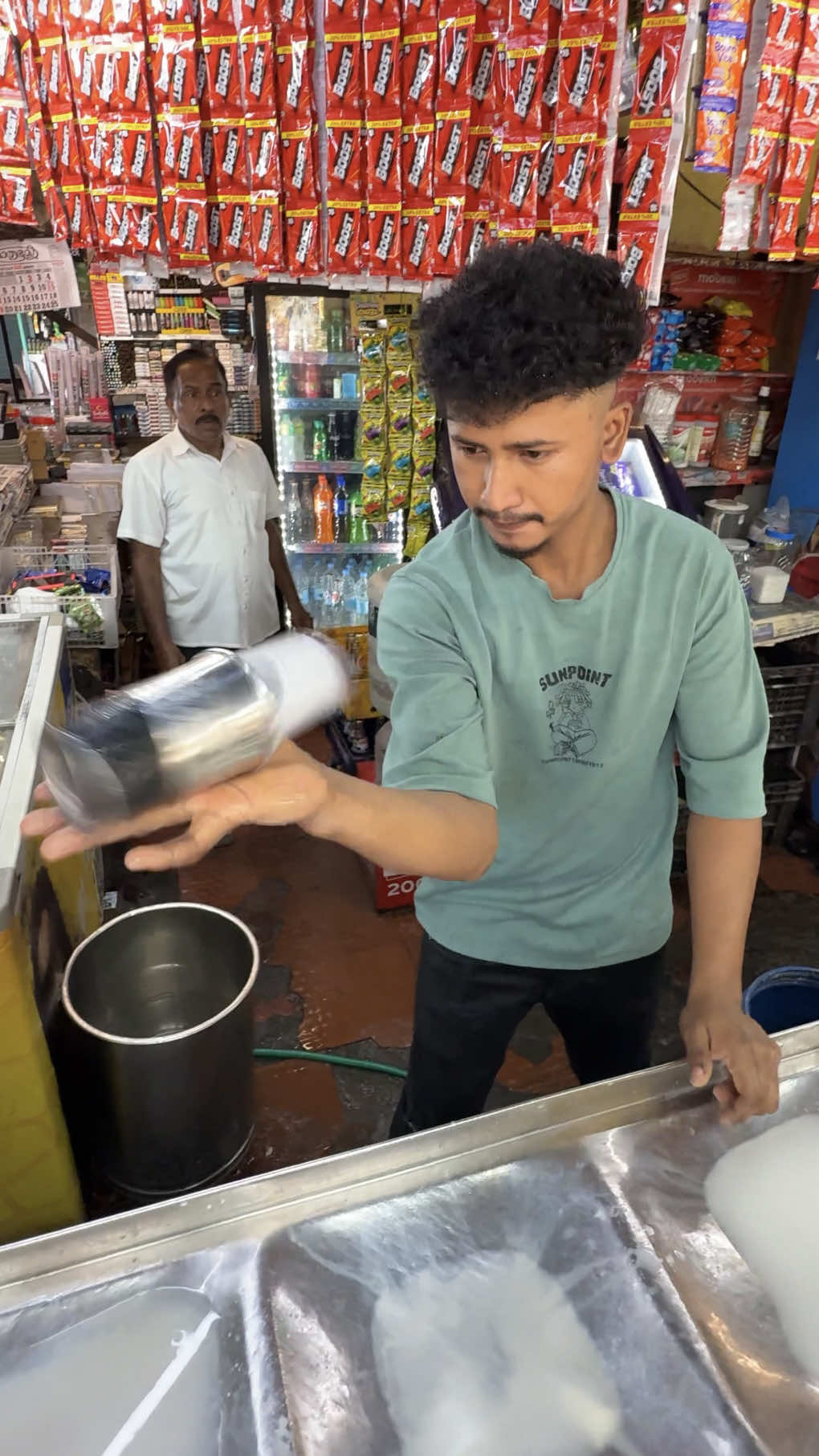 Indian Blueberry Milkshake Made With LOVE 🔍 Business name  Kuluki  📍Address Kochi, India 💵 Price  50 Rupee/$ 0.60 USD