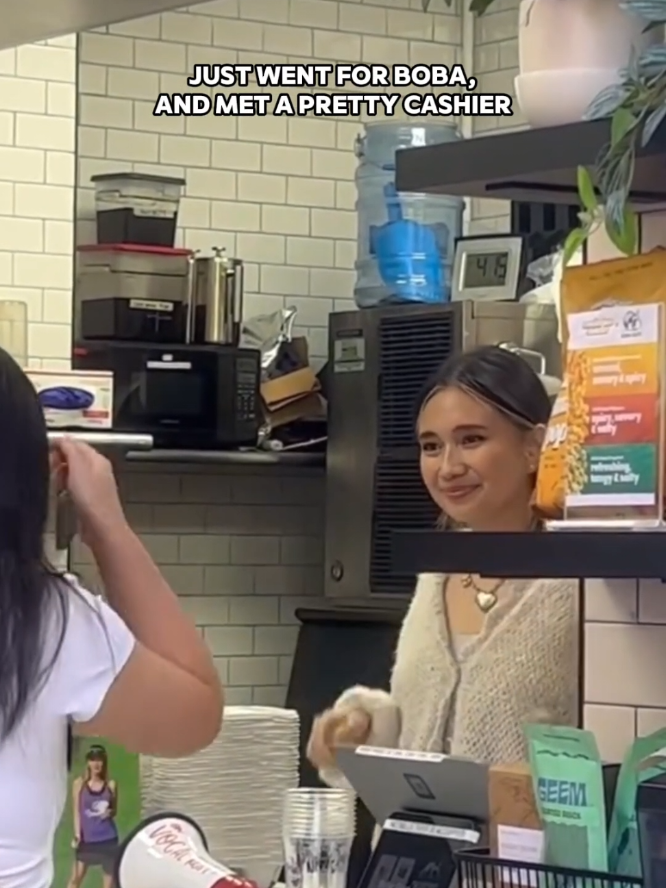 who is she? 😍 #boba #fypシ 