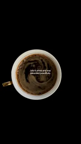 i did it afraid and was rewarded beautifully #coffee #coffeetok #selfgrowth #selfgrowthjourney #healing 