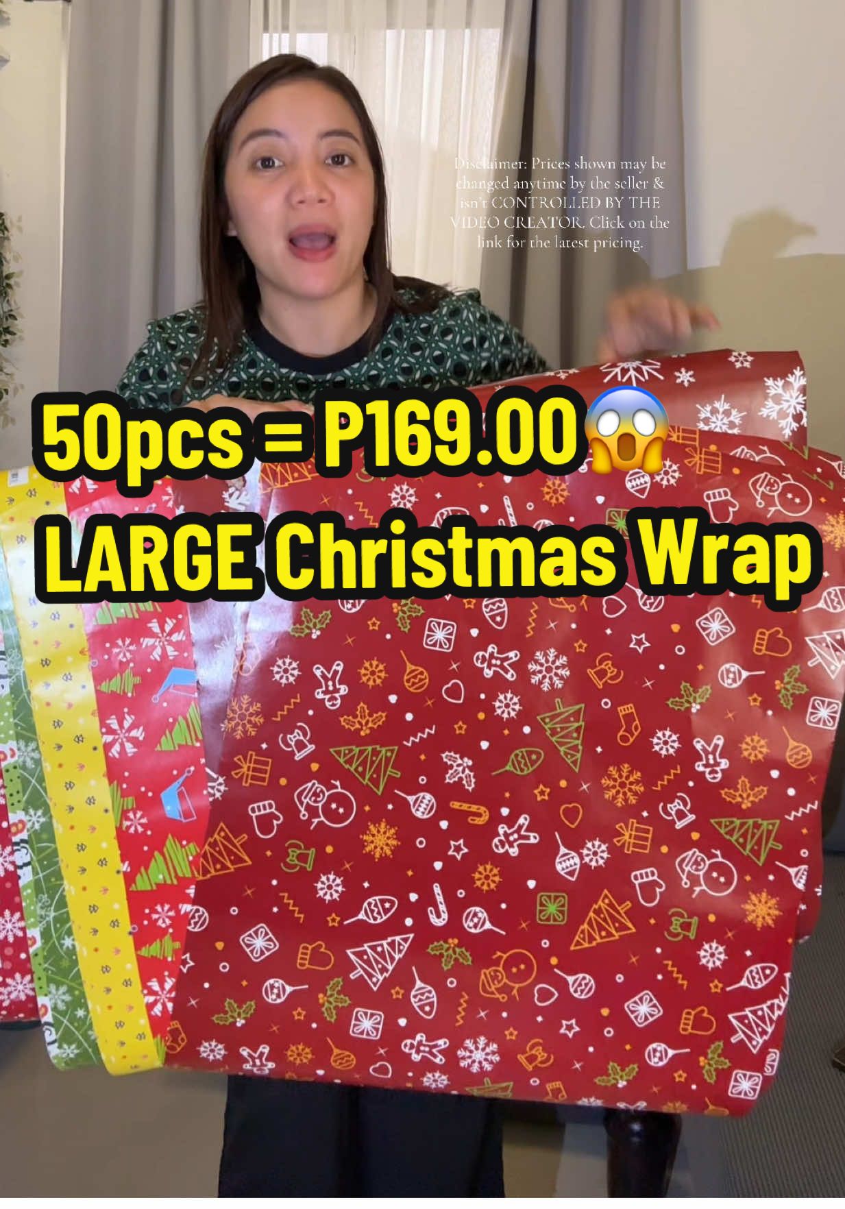 Grabe laki ng tubo db kaya kung may tindahan ka dito ka nalang bumili talaga 😍 #christmasgiftwrapping #giftwrapping #giftwrappingpaper 