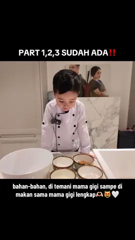 Masya Allah cheef ajja di bantu teteh lily sama lain nya, di cobain mama gigi apa reaksi mama gigi ya #masak #ranaimamalikaraudiaandara #rayanzamalikahmad #mamagigi #bolaubi 