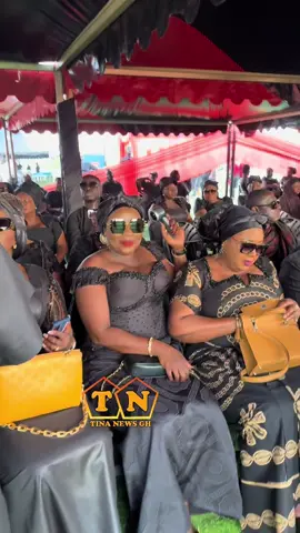 LIVE NOW || Business Tycoon, Hajia Mona, together with the beautiful and supportive members of the Soul Sisters group, are here at the final funeral rites of the late Nana Adusei Sarkodie — Buruku Ahodwo Hene, former MP for Atwima Nwabiagya and father of business mogul Maame Gold. Their presence reflects the strength of sisterhood and solidarity during this difficult moment. #foryou #dinnerparoflatemrsjulianaoppongkaayire #tinanewsgh 