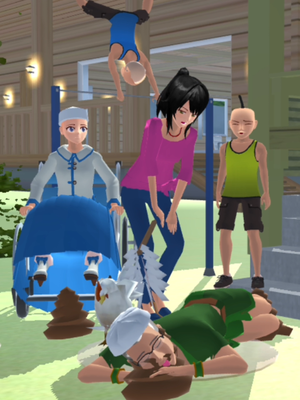 Awas dibilang lantainya licin 🗿 #sakura #sakuraschoolsimulator #sss #fyp 
