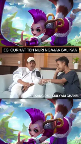 EGI CURHAT KE KDM TEH NURI NGAJAk BALIKAN #fyp #kdm #egi 