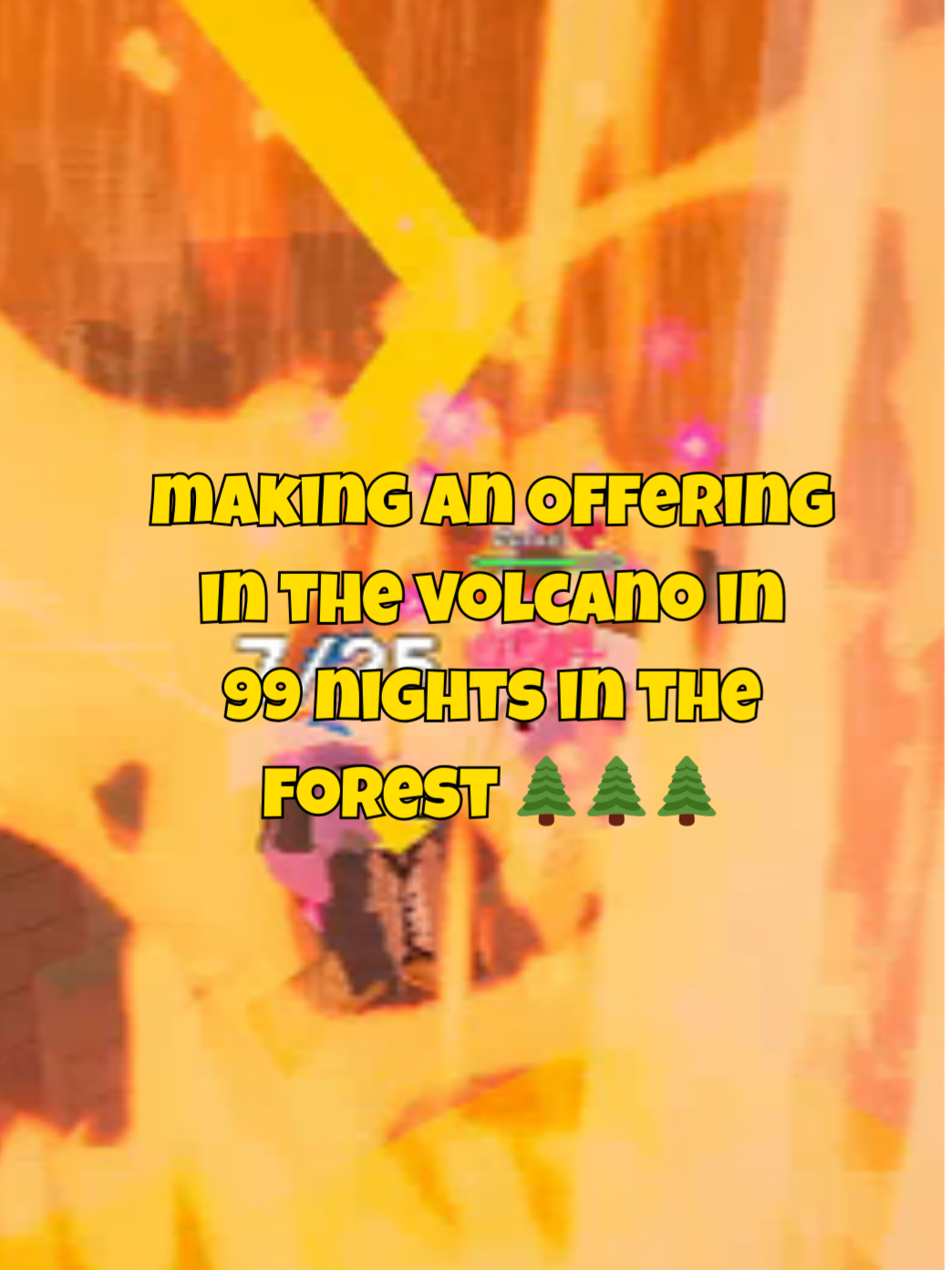 Did you guys already tried making an offering in the volcano? If so, what did you guys get? 🤔 || w/ my girl @peaka_boo03 💖💖💖#foryoupage #foryou #fyp #fypシ゚ #roblox #roblox99nightsintheforest #99nightsintheforestroblox #99nightsintheforest #volcano #update #offering #memes #edit #gameplay #peak #NightNyx15