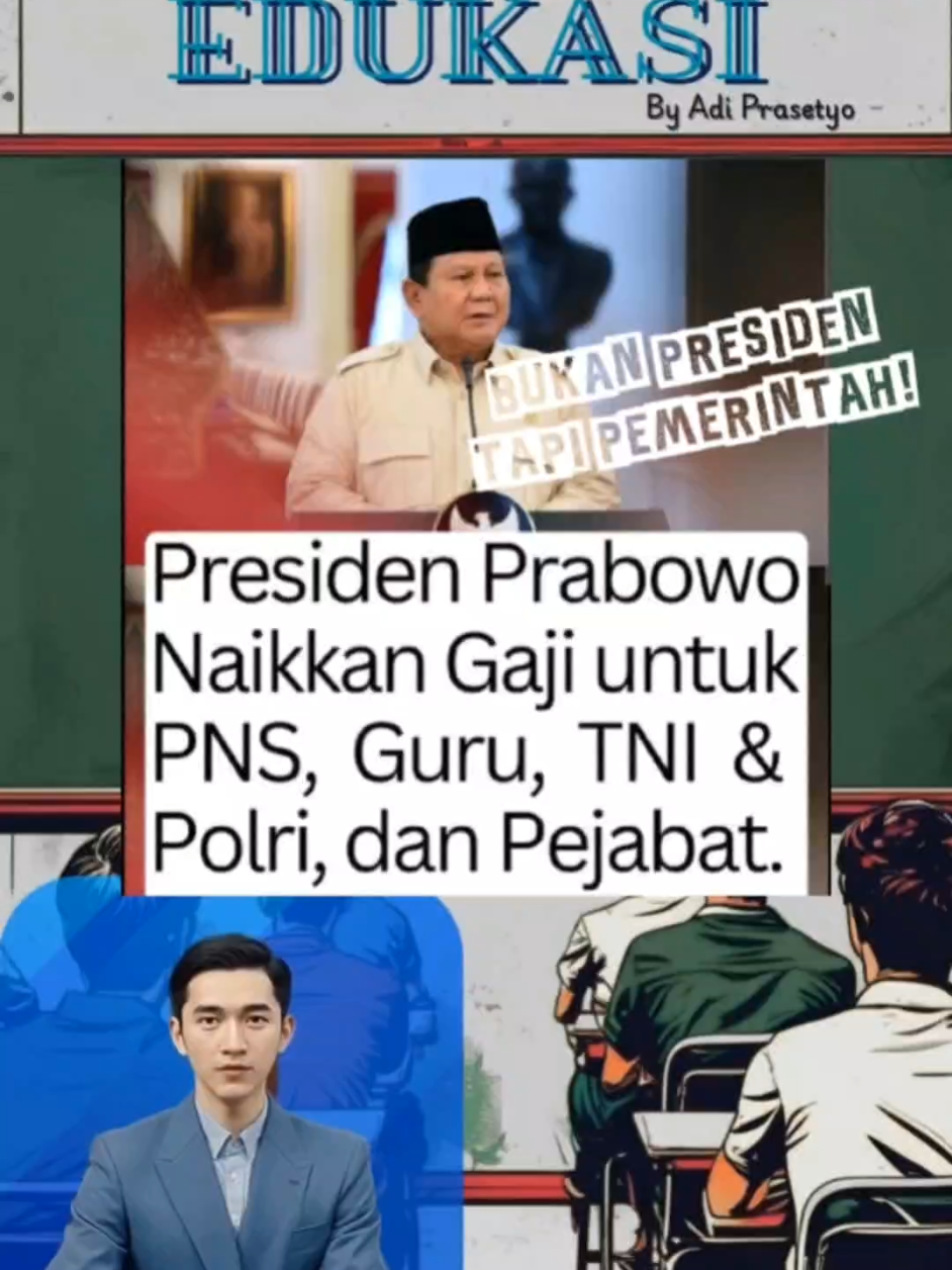 Perpres 79 tahun 2025: Kenaikan Gaji ASN, Guru, TNI-Polri & Pensiunan #perpres #gaji #asn #prabowo #kenaikangaji 