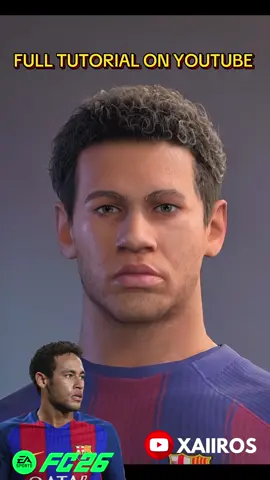 EA FC26 - NEYMAR JR FACE TUTORIAL 🔥 • • • • • #fc26 #fifa #neymar #xaiiros #fyp 