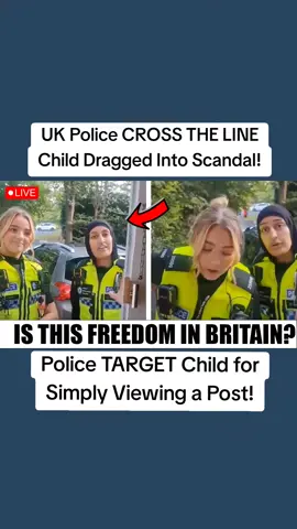 UK Police CROSS THE LINE Child Dragged Into Scandal! #UKNews #Police #FreeSpeech #SocialMedia #BreakingNews Police officers show up at a family home to seize a child’s phone just for viewing a social media post. This shocking incident raises serious questions about freedom and police overreach in the UK.
