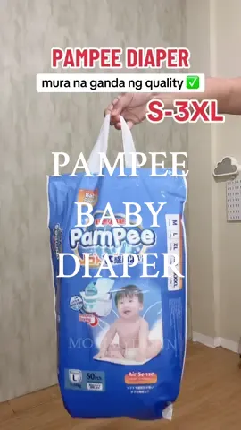 mura na ganda pa ng quality, pampee diaper 50pcs na S-3XL size #pampeediaper #pampee #diaper 