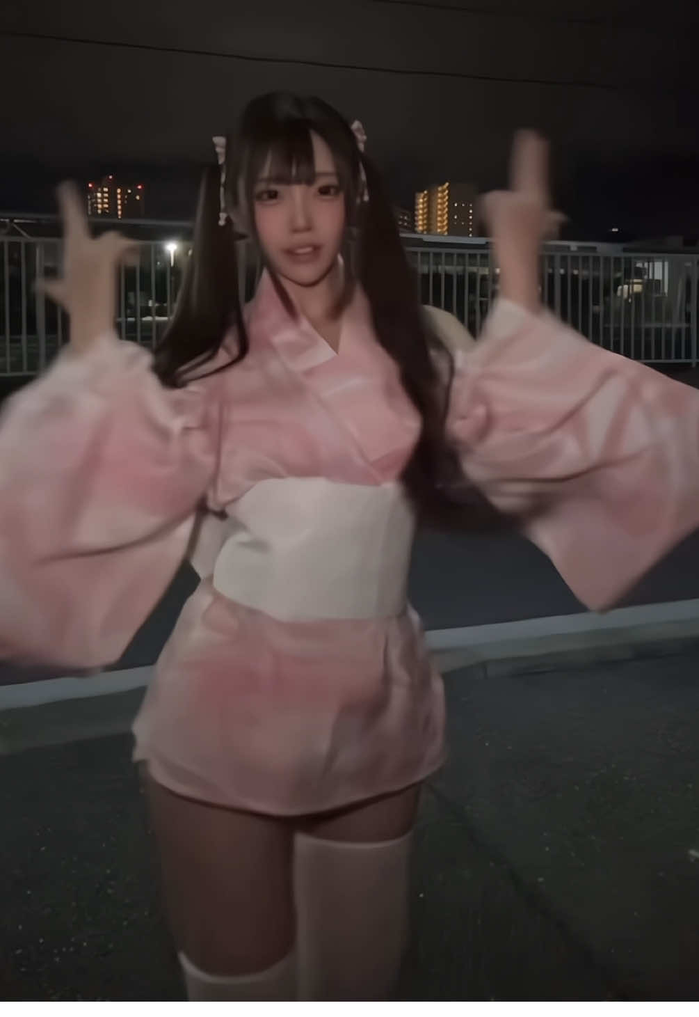 今年最後のミニ浴衣、髪飾り可愛い🌟#fyp #この音源なに
