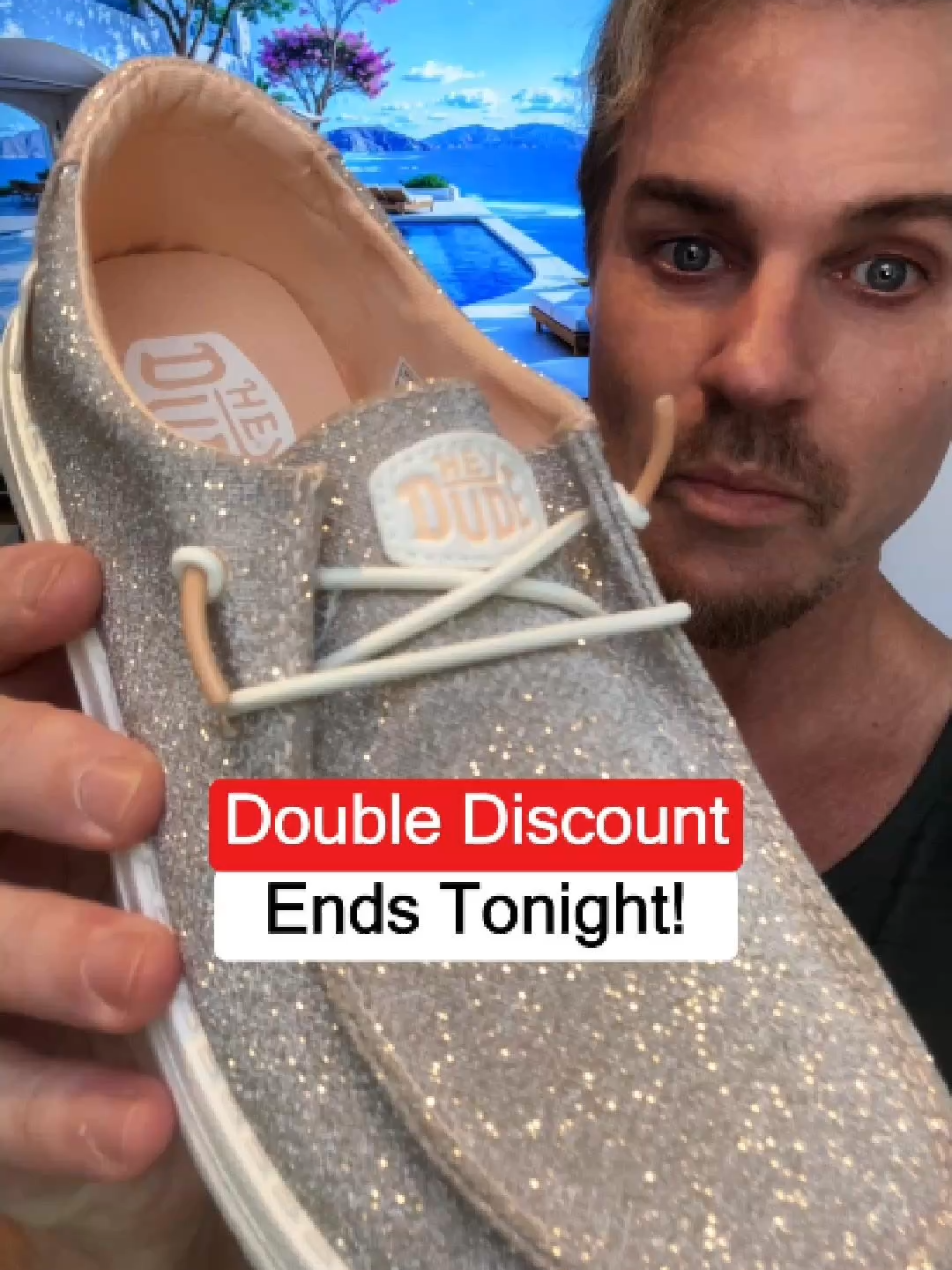 Hey Dude Wendy Metalic Sparkle - Women's Slip On's #heydudeshoes #tiktokshoprestock #tiktokshopfalldealsforyou #newarrivalssurge #exposureplus #summersfinalsprint #viralontiktokshop  Flash Sale ,Women 30+ ,Women 35+, Women 40+, trending Products, Flash Sale, Free Shipping, discount, beauty, health *Final Price / Shipping may differ based on your TikTok account, available coupons, and current promotions. Always refer to product listing for up-to-date offers. Results may vary.