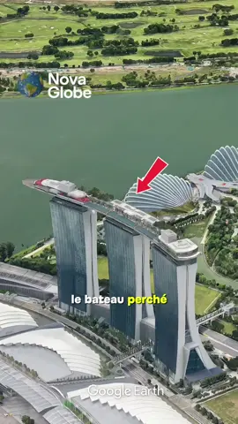 Voici le Marina Bay Sands à Singapour ! 🇸🇬 #hotel #marinabaysands #singapour #geographie 