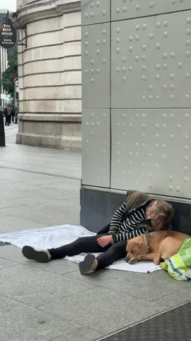In his emptiness, the dog is his home, his hope, his family.