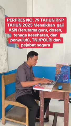 LAMPIRAN I PERATURAN PRESIDEN REPUBLIK INDONESIA NOMOR 79 TAHUN 2025 TENTANG PEMUTAKHIRAN RENCANA KERJA PEMERINTAH TAHUN 2025 di dalam lampiran berbunyi Menaikkan  gaji ASN (terutama guru, dosen, tenaga kesehatan, dan penyuluh), TNI/POLRI dan pejabat negara. #prabowo #kenaikangaji  #asnguru #asnpppk #asnpppk2025     