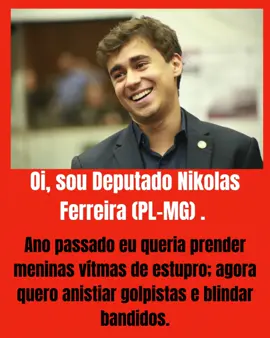 nós só queremos anistiar os golpistas do 8de janeiro e blindar os bandidos com a PEC da Bandidagem. #nikolasferreira #politica #pecdablindagem  #biakicis 