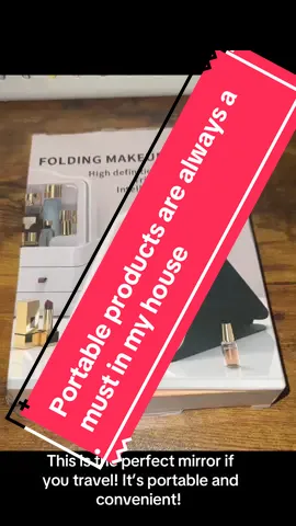 This mirror is great and portable! Grab yours today! #SuperBrandClub #viralontiktokshop #tiktokshopcreatorpicks #TikTokShopRestock #dealsforyoudays 