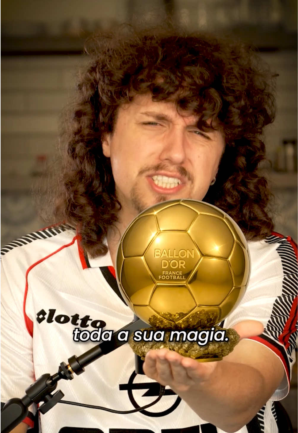 PERDEU TODA a SUA MAGIA 😭 #boladeouro #futebol 