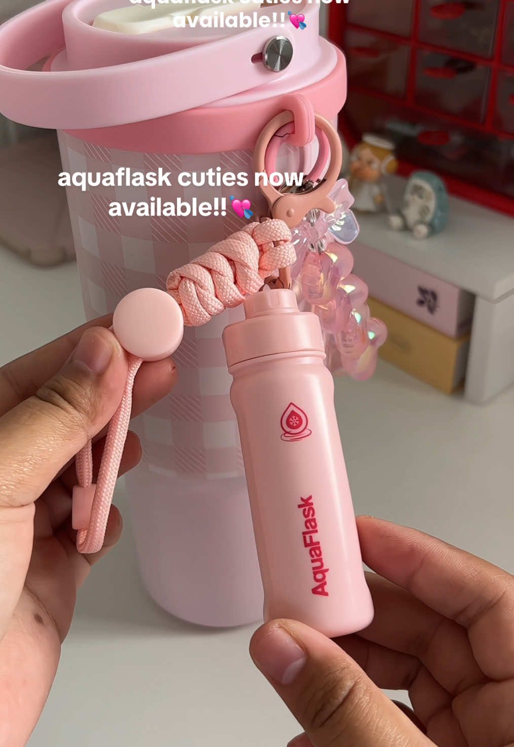 Replying to @️ finally, aquaflask released “cutie” and ofc will use it for my inhalers😂 #aquaflask #aquaflaskph #aquaflaskcuties #anikanik #keychain 