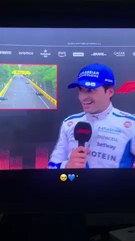 Proud of youu carlosss 😭😭😭 #cs55 #carlossainz #williamsracing #f1 #azerbaijangp 