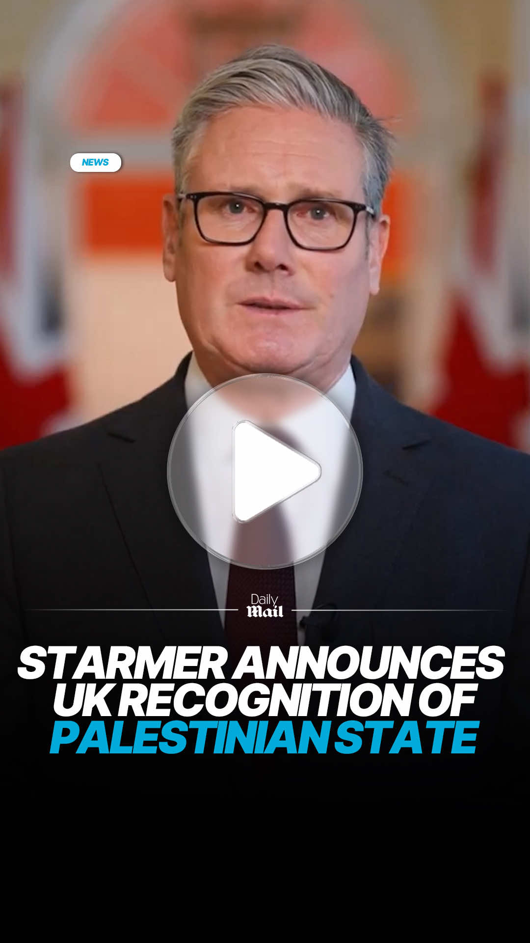 Keir Starmer today confirmed Britain will ignore fury from the US and Israel to recognise a Palestinian state - despite his deputy admitting the move was little more than empty virtue-signalling. The Prime Minister this afternoon said that the UK would press on with its symbolic gesture because of the  'growing horror' of the Israeli offensive in the occupied enclave and the Netanyahu government's failure to agree to a ceasefire. #palestine #keirstarmer #primeminister #israel #war 