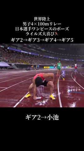 ライルズ大喜び笑笑 #陸上 #東京世界陸上 #ワンピース #バズりたい  @Noah Lyles 