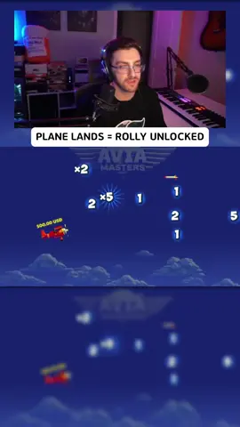 PLANE LANDS = ROLLY UNLOCKED#aviamaster #unemployed #aviation #plane #master 
