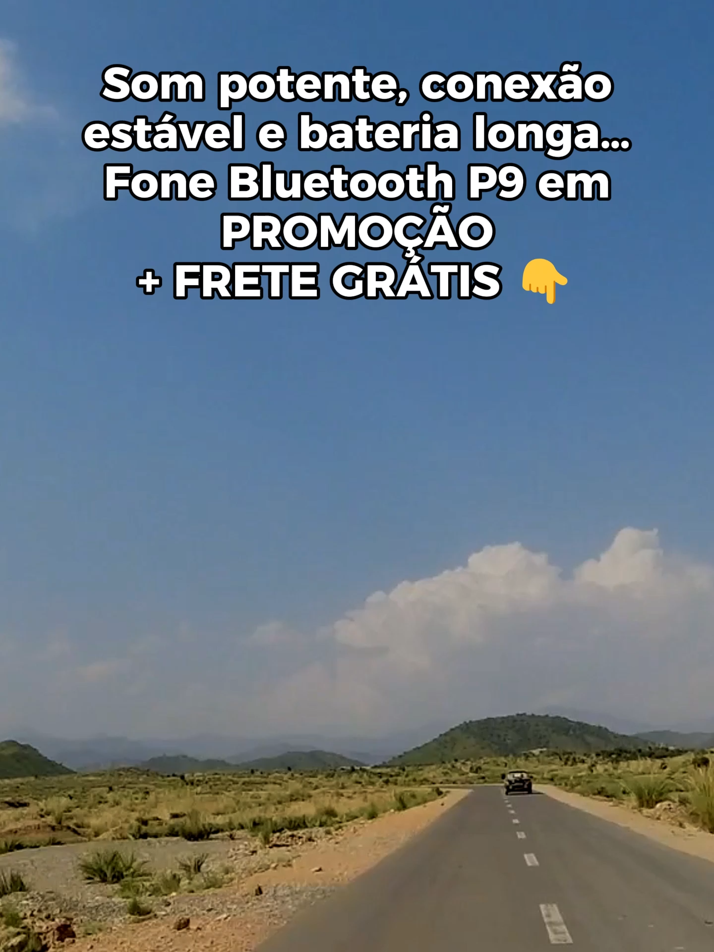 Som de qualidade, conexão rápida e liberdade sem fios. O fone de ouvido P9 Bluetooth é confortável, moderno e ideal para música, chamadas e treinos.#tiktokshop #audio #fonebluetooth