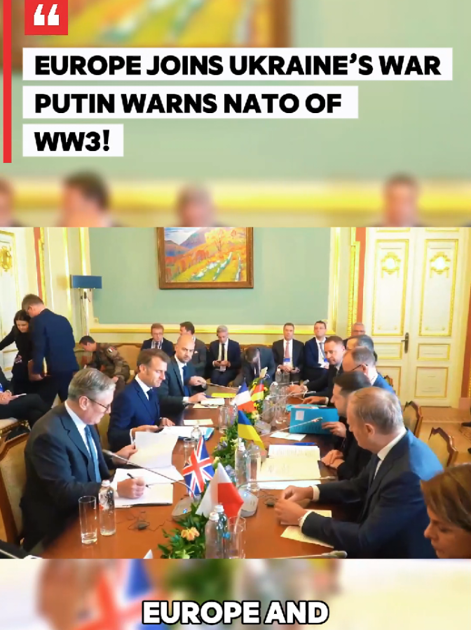 Europe Joins Ukraine's War Putin Warns Nato Of WW3!  #america #russiaukrainewar #nato #europe #worldwar3 