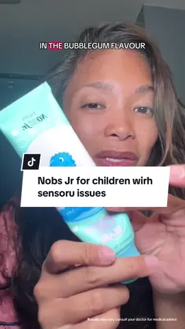 Sometimes brushing my daughters teeth can be a struggle but with this hack I am able to give her a better alternative  to traditional toothpaste that has harmful chemicals! @nobstoothpaste I loved it so much a bought one for the adults!  #nobs #nobsjunior #nobsbundle #specialneeds #naturalwellness 