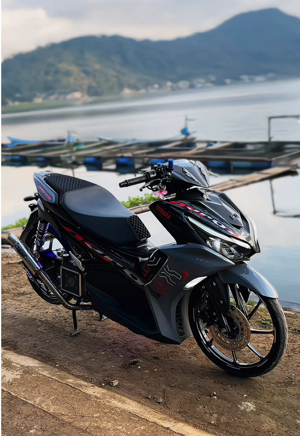 Udah lama bgt ga upload☺️#aerox155 #aeroxblackgrey #4u #foryoupage #vndracing #searchcreatorinsights 