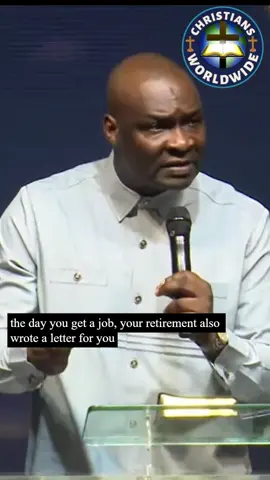 the day you get a job, your retirement also wrote a letter for you #Jesus #God #Christiantiktok #christianity #viral #fyp #trending #koinonia #johnsonsuleman #joshuaselman #koinonia #koinoniaglobal #fypage #christians #christiansworldwide #pray