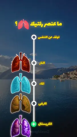 ما عنصر رئتيك ؟ اخبرنا في التعليقات  #تنفس_عميق #تنفس #رئة #تحدي #game 