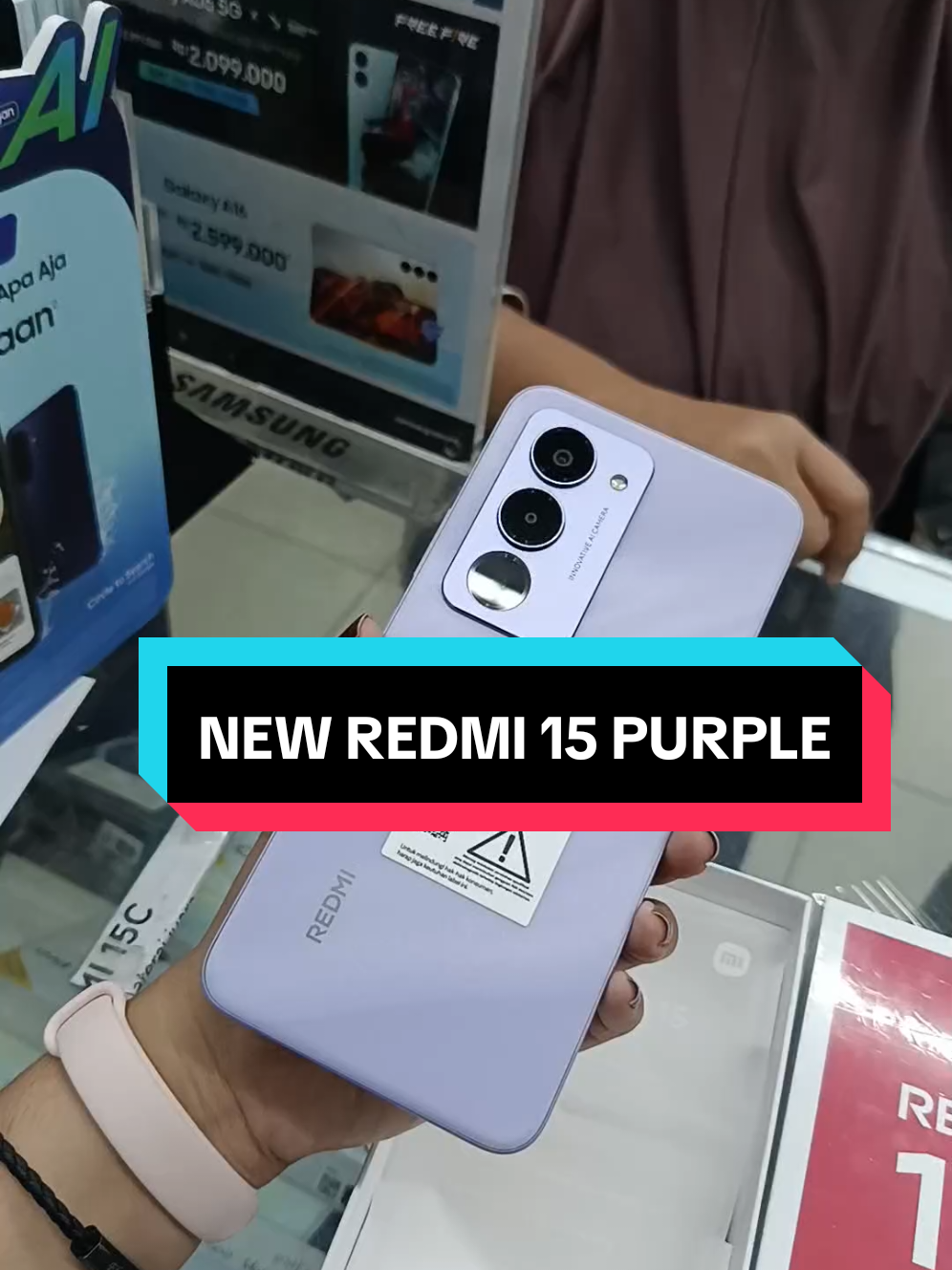 pencinta lilac wajib punya si💜 #redmi #fy #fyppppppppppppppppppppppp #redmi15 