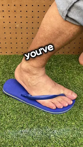 You’ve been wearing flip-flops wrong your whole life Simple and eye-opening trick #CaliGarage #LifeTip #FlipFlopHack