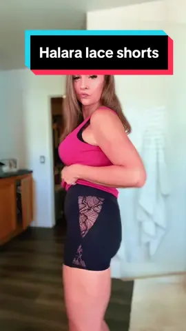 You will never go back to boring bike shorts! These lace side biker shorts are comfy and sexy! @Halara @Halara_official #halara #halarashorts #sexyshorts #bikershorts #bikeshorts 