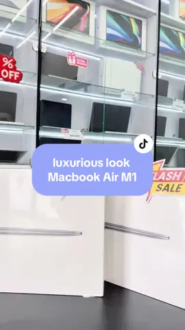 luxurious look macbook air apple m1🤍  #semarangmacbook #macbookairm1 #fypシ゚ #applem1